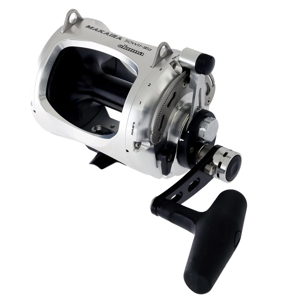Okuma Makaira Sea 50-size 2-Speed Lever Drag Reel Silver – Reel Deal Bait And Tackle