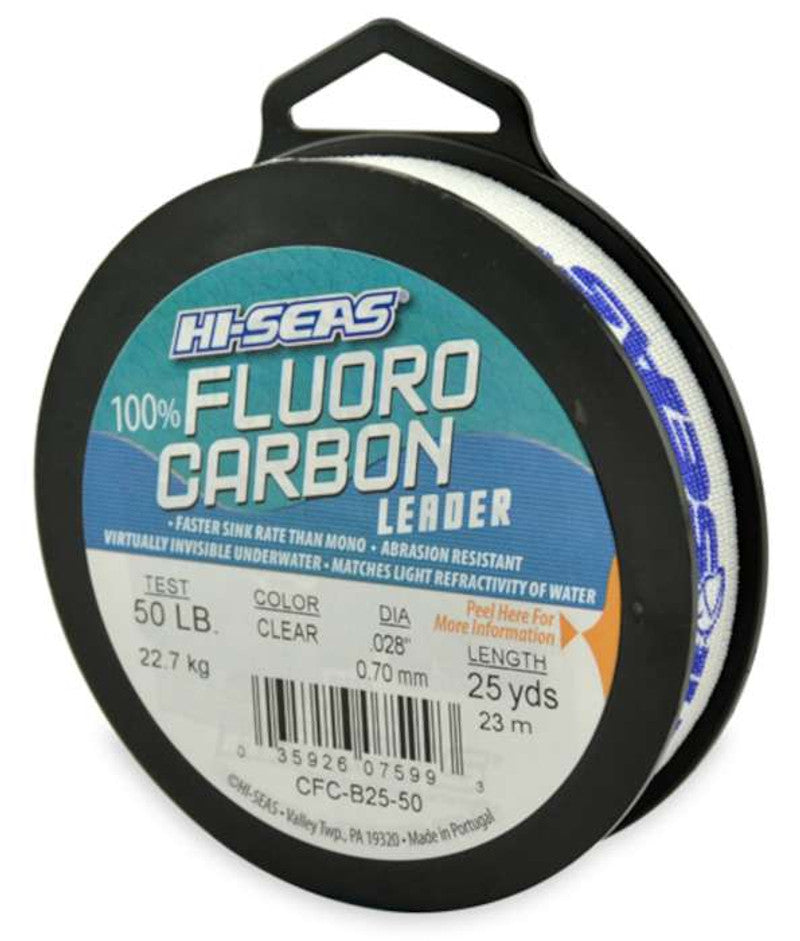 HI-SEAS FLUOROCARBON LEADER 25 YD.