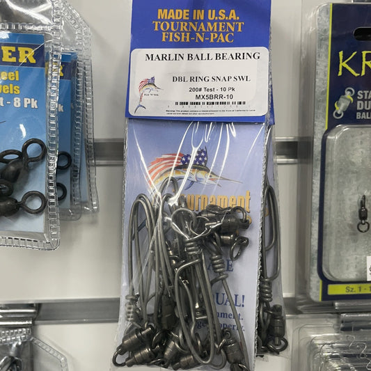 Tournament Fish-n-Pac Marlin Double Ring Snap Swivel