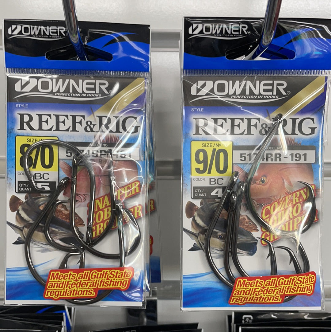 bc fishing regulations hooks Owner Reef & Rig Hooks- 5174