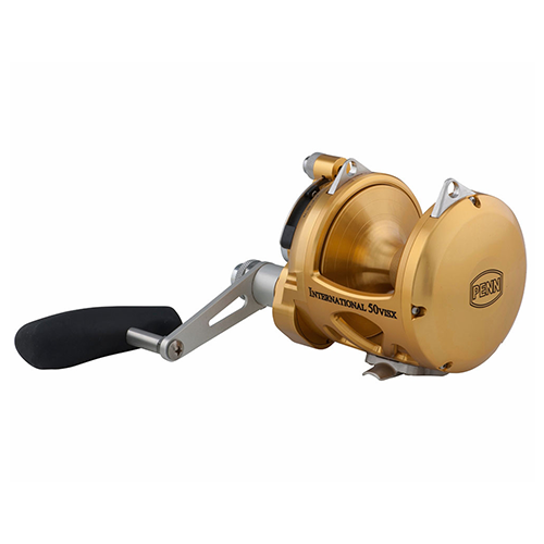 Penn INT50VISX International Lever Drag Conventional 2-Speed Reel 50 sz