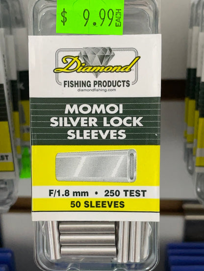 Momoi Silver Lock Sleeves- Diamond Fishing Products