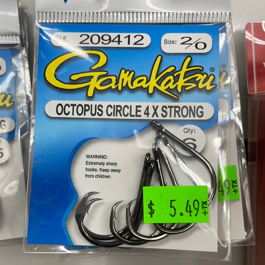 Gamakatsu Octopus Circle 4x Strong