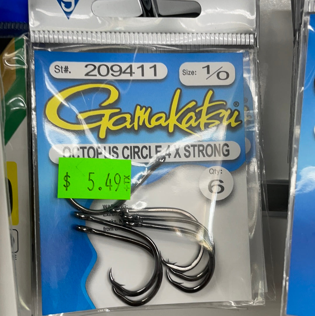 Gamakatsu Octopus Circle 4x Strong