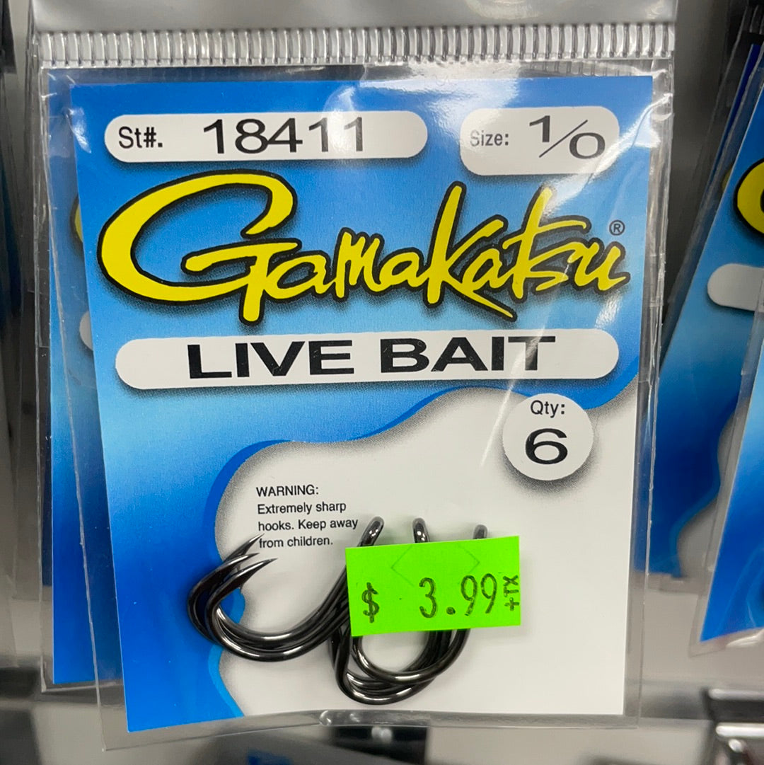 Gamakatsu Live Bait Hooks