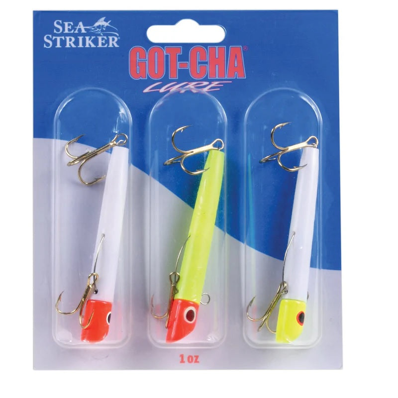 Plug Fish Gotcha Plug 3 Pack | 1 Ounce – Reel Deal Bait And Tackle