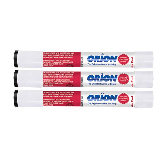 Orion Red Handheld Locate Flares, 3-Pack