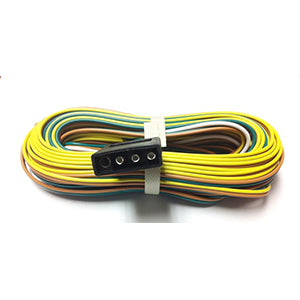 35 Ft 4-Way Trailer Wiring Harness - Wishbone Style - 42" Ground