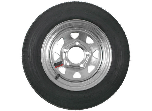 Boat Trailer Tire 4.80 x 12 on Galvanized 5 Lug Wheel 780lb by Loadstar