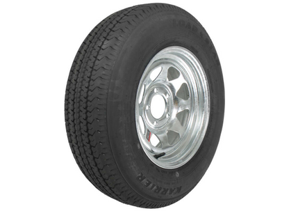 Load Star Boat Trailer Tire ST205/75R14 Radial on Galvanized Wheel 5 Lug