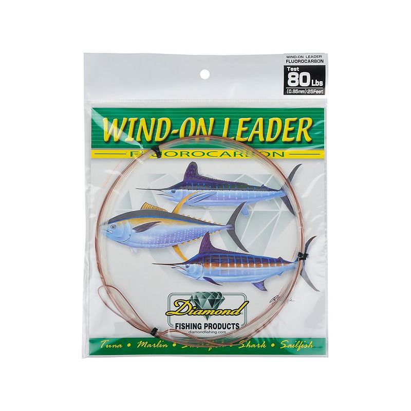 Diamond Fluorocarbon Wind-On Leader