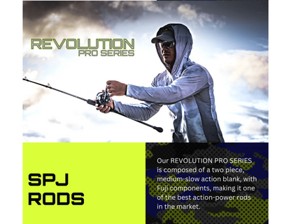 JYG REVOLUTION PRO SERIES 6' 3" - SLOW PITCH JIGGING ROD