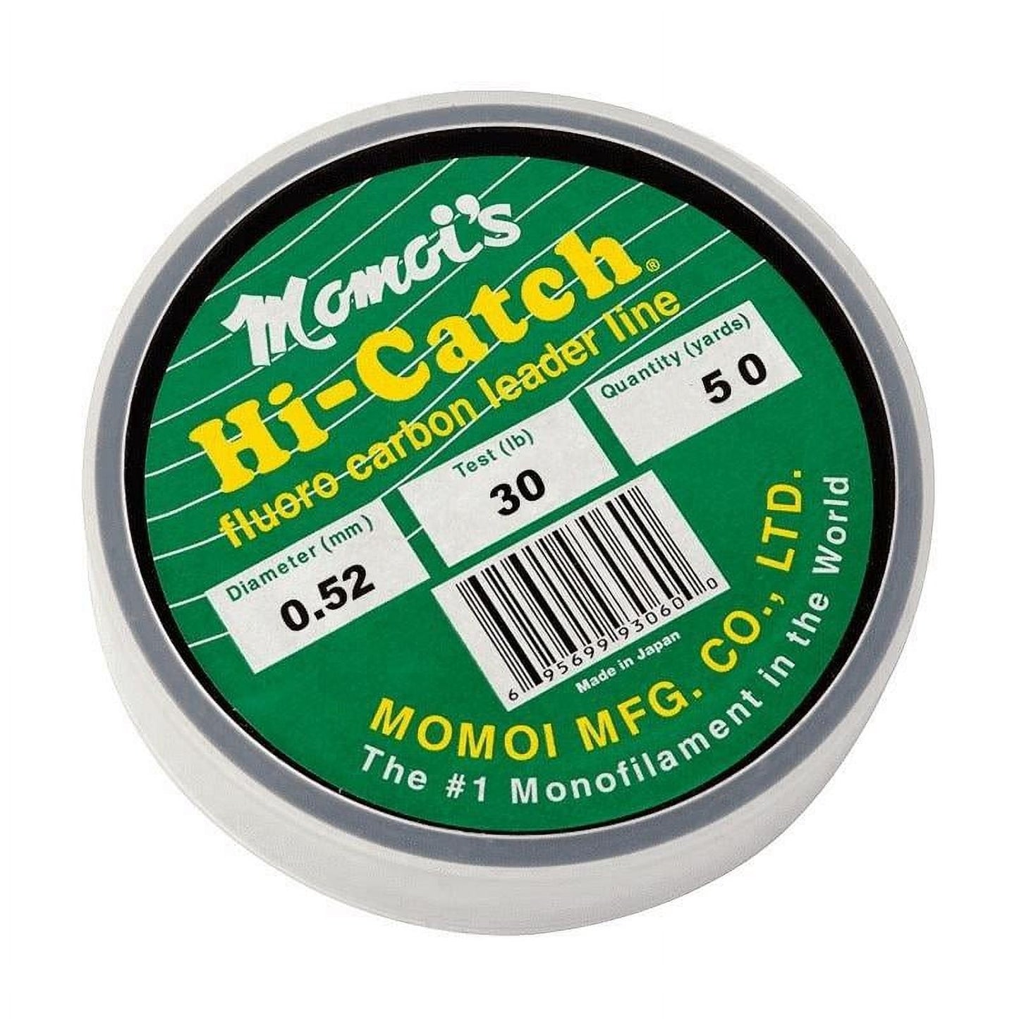 Momoi Hi-Catch Fluorocarbon Leader- 50 Yard