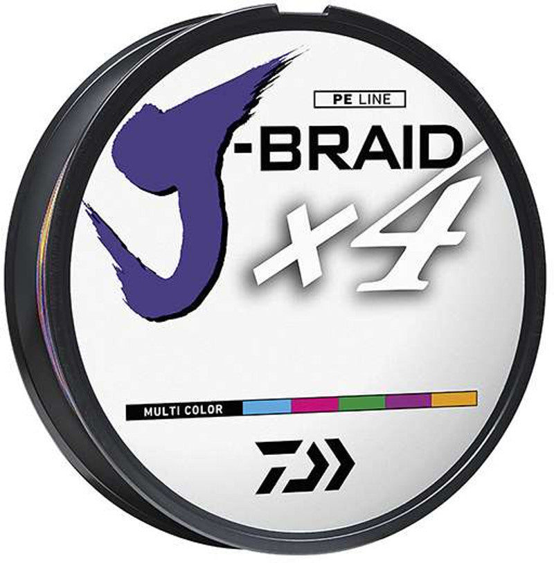 DAIWA J-BRAID x4 BULK SPOOL 300YDS