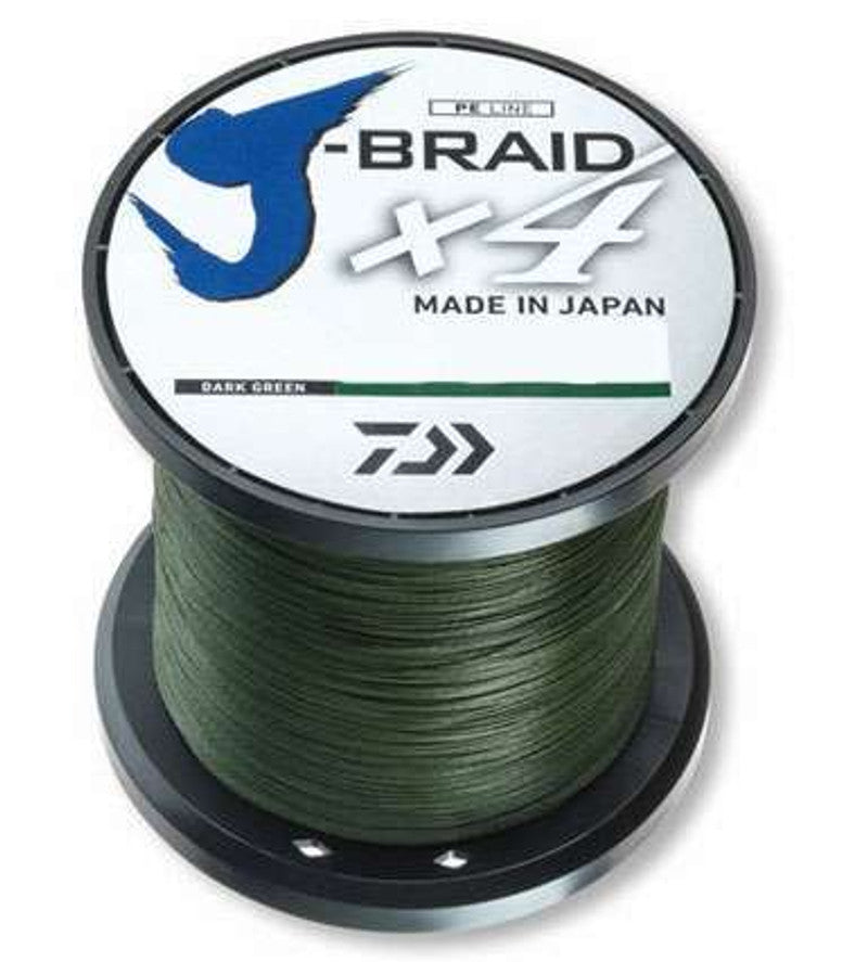 DAIWA J-BRAID x4 BULK SPOOL 3000YDS