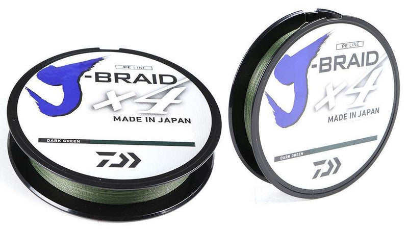 DAIWA J-BRAID x4 BULK SPOOL 300YDS