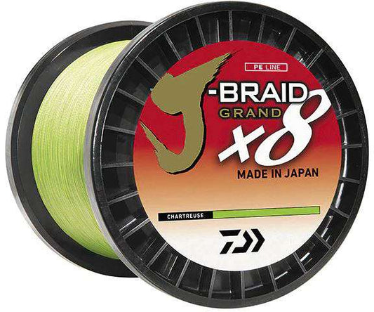 DAIWA J-BRAID x8 GRAND BULK SPOOL 3000YDS