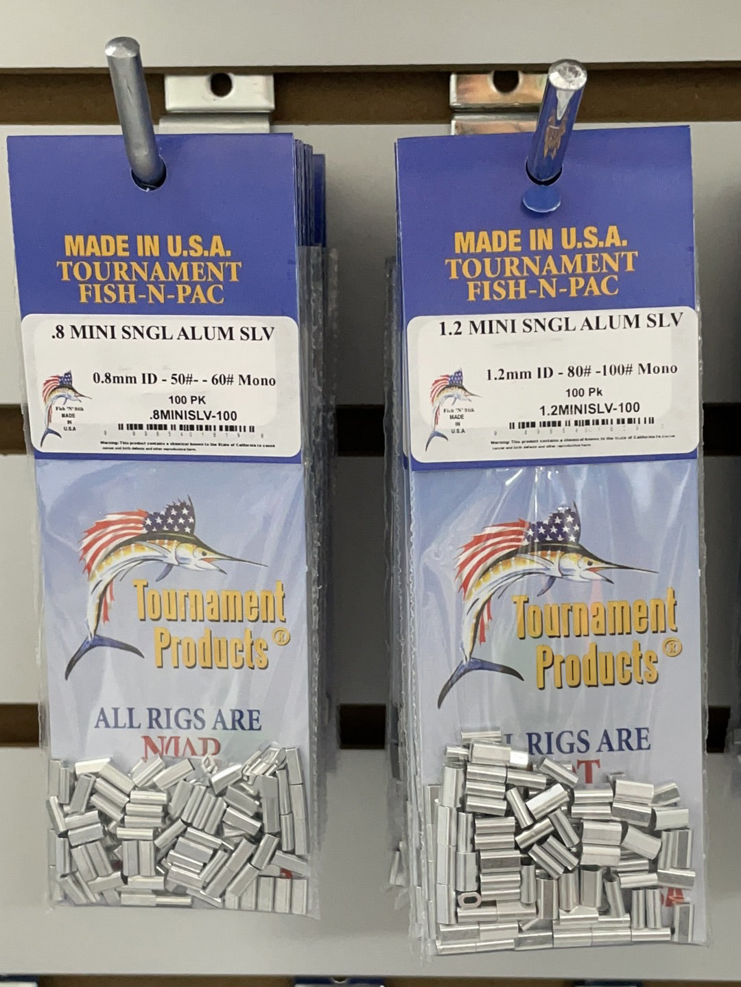 Tournament Fish-N-Pac Mini Single Aluminum Sleeves