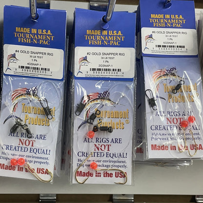 fish n reel Tournament Fish-N-Pac Snapper Rig – Reel Deal Bait And Tackle