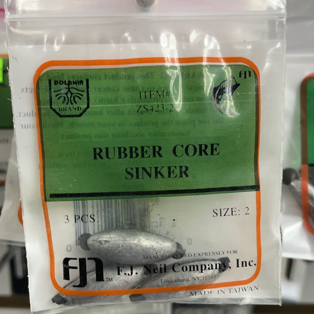 Rubber Core Sinkers