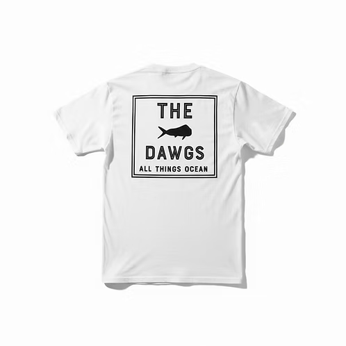 The Dawgs Cotton White Tee Short Sleeve