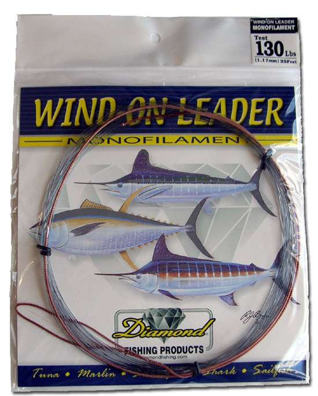 Momoi Diamond Monofilament Wind On Leader