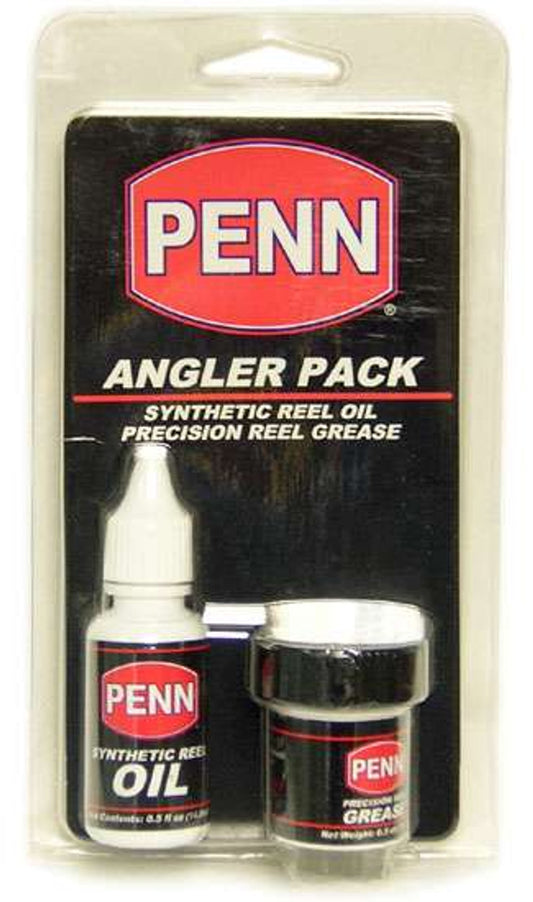 PENN ANGLER PACK .5OZ SYNTHETIC REEL OIL & 1OZ PRECISION REEL GREASE