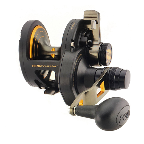 Penn FTH30LD2LH Fathom Lever Drag Conventional 2-Speed Reel 30sz 5Brg