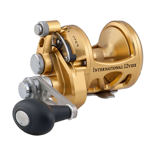 Penn INT12VISX International Lever Drag Conventional 2-Speed Reel 12 sz