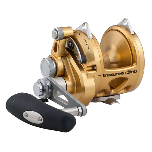 Penn INT20VISX International Lever Drag Conventional 2-Speed Reel 20 sz