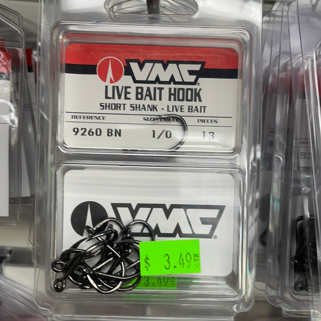 VMC Live Bait Hooks- 9260 - Reel Deal Tackle