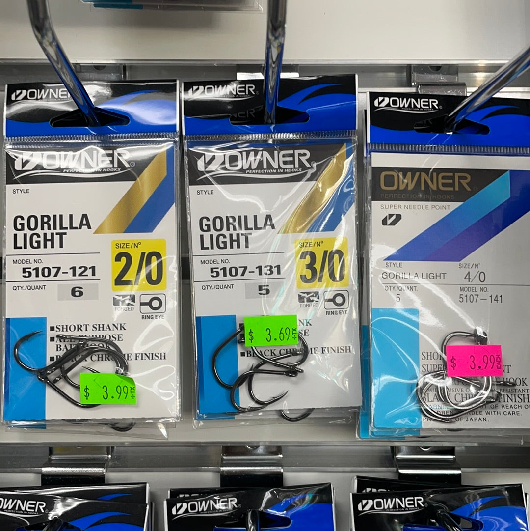 Owner Gorilla Light Pro Pack- 5307 - Reel Deal Tackle