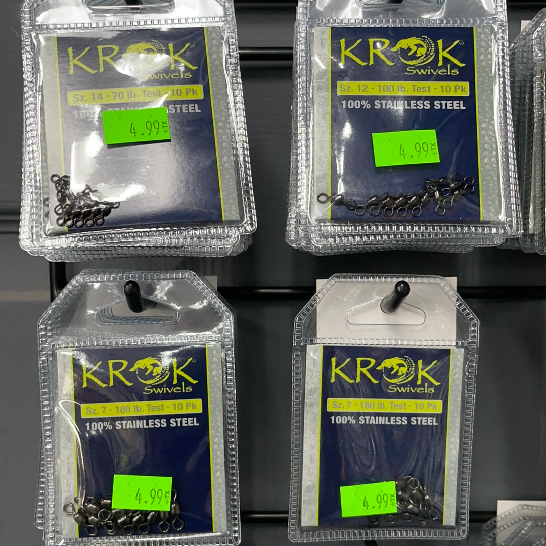 Krok Stainless Steel Barrel Swivels Reel Deal Bait And Tackle