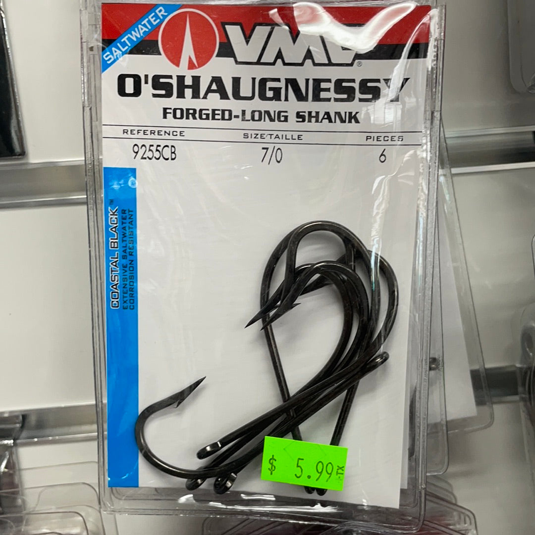VMC O'Shaugnessy Hooks- 9255 - Reel Deal Tackle