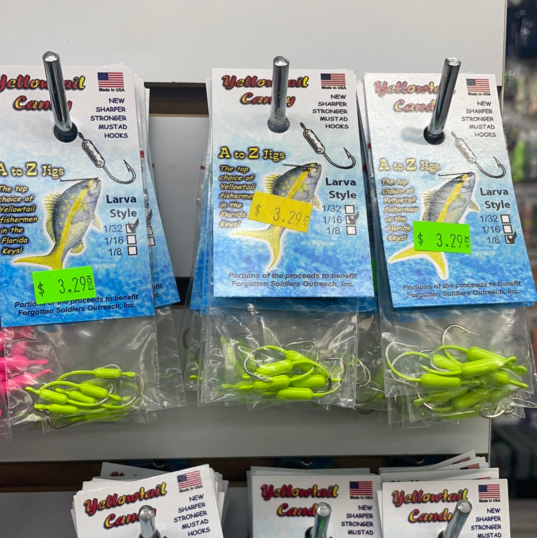 Yellow Tail Candy- Larva Style - Reel Deal Tackle