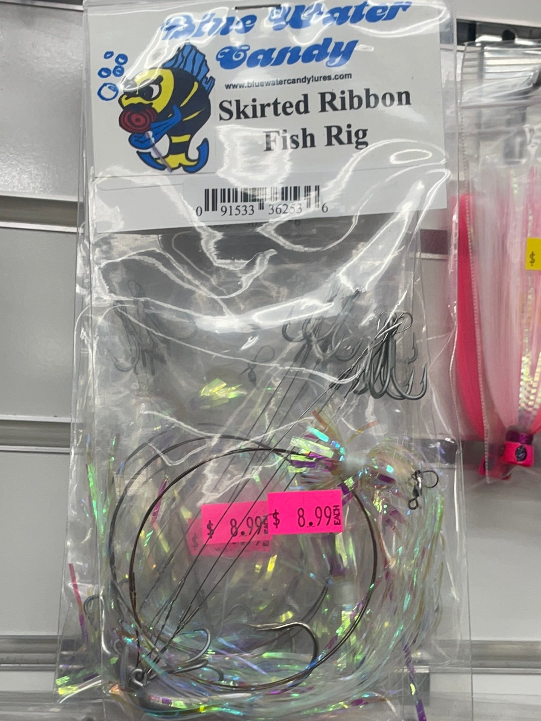Blue Water Candy- Skirted Ribbon Fish Rig