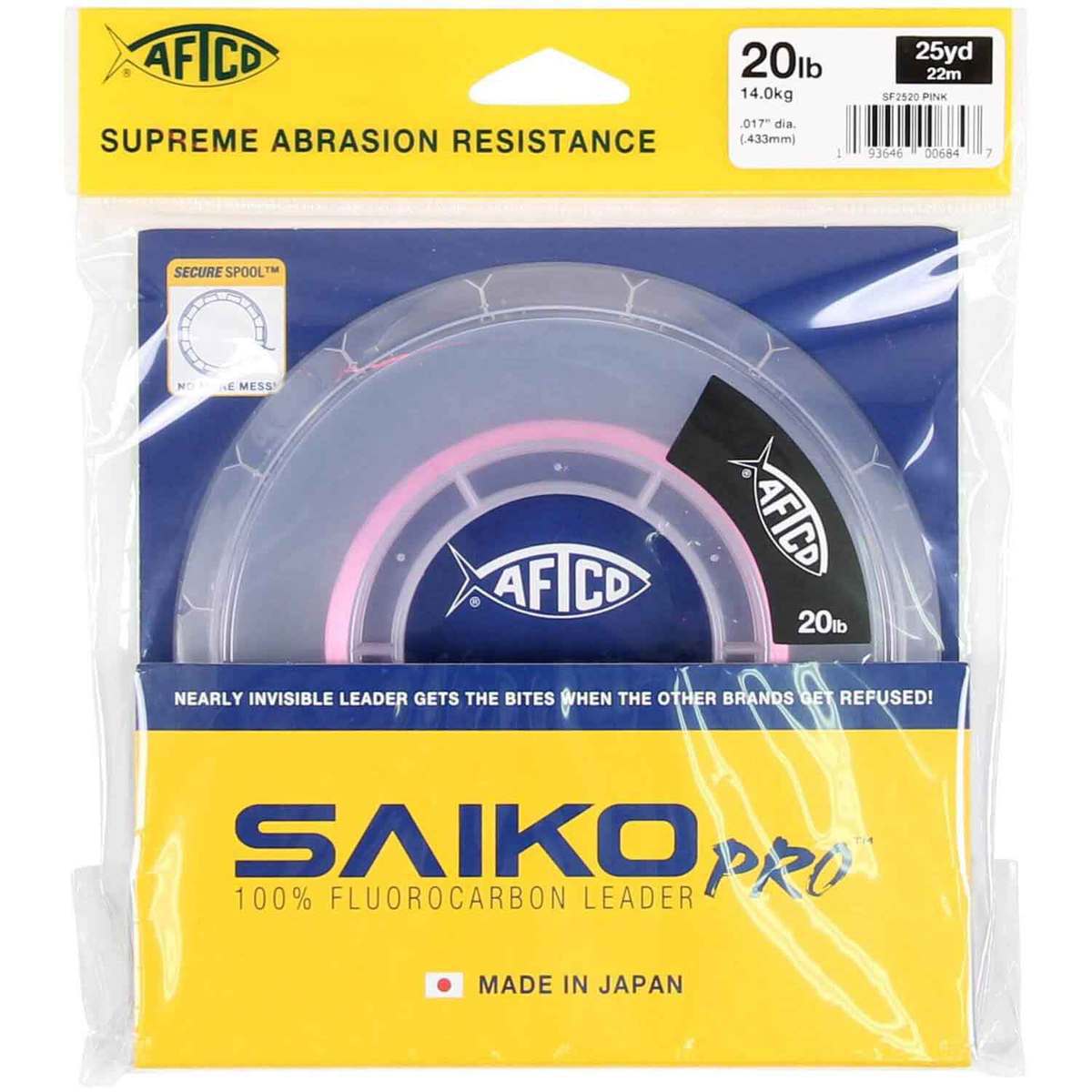 AFTCO- Saiko Pro 100% Fluorocarbon Leader
