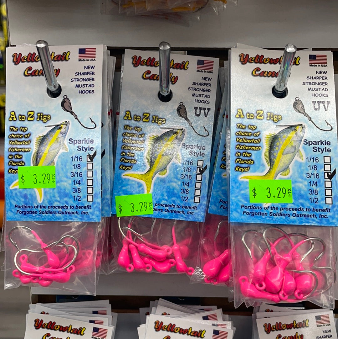 Yellow Tail Candy- Sparkie Style - Reel Deal Tackle