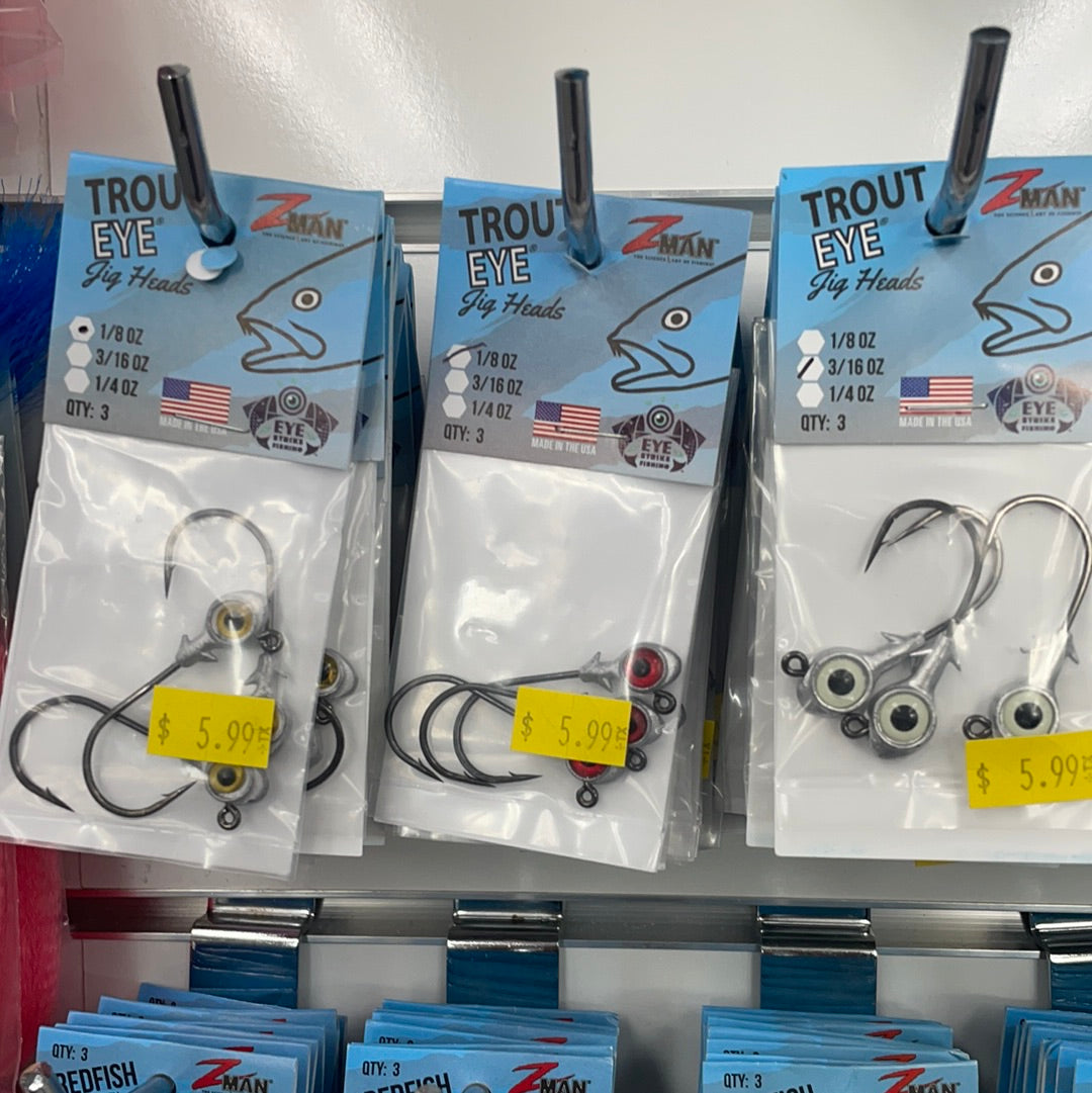ZMan Trout Eye Jig Head Reel Deal Tackle