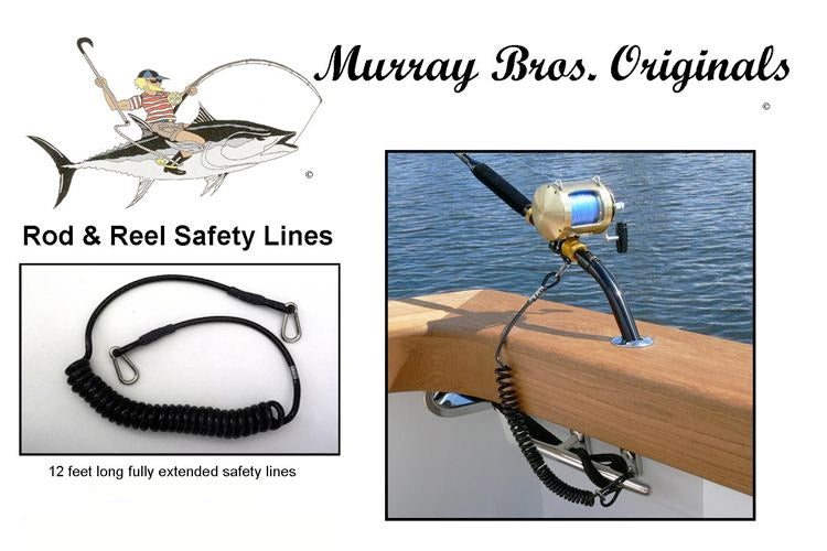 Saltwater Fishing Rod & Reel Safety Lines for Light Tackle – Murray Bros.  Originals