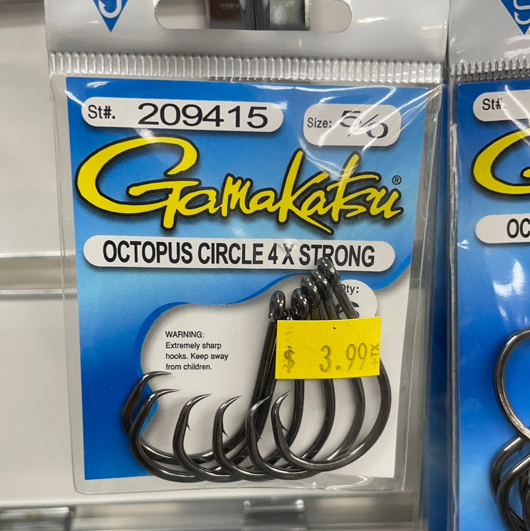 Gamakatsu Octopus Circle 4x Strong