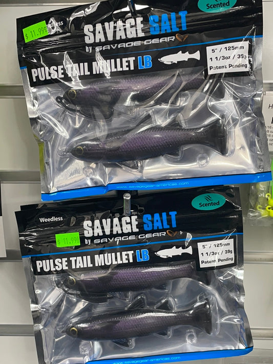 Savage Salt by Savage Gear Pulse Tail Mullet LB