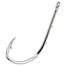 Mustad 92611-Ni Long Shank Beak Hooks